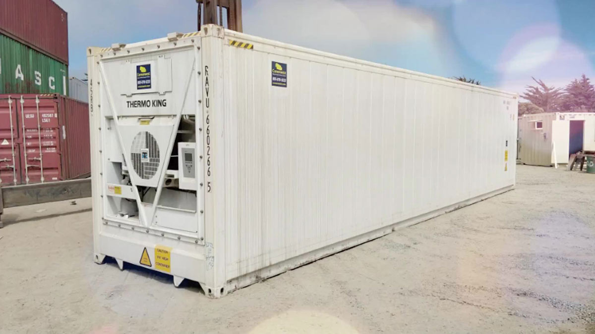 ظرفیت کانتینر یخچالی